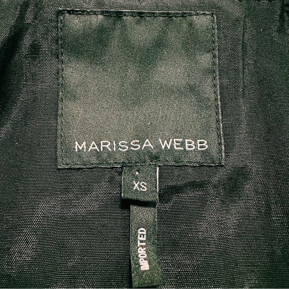 $898 Marissa Webb Davina Leather Jacket XS - Picture 8 of 10